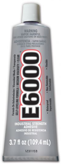 E6000® 3.7 oz tube Industrial strength glue for beads crafts